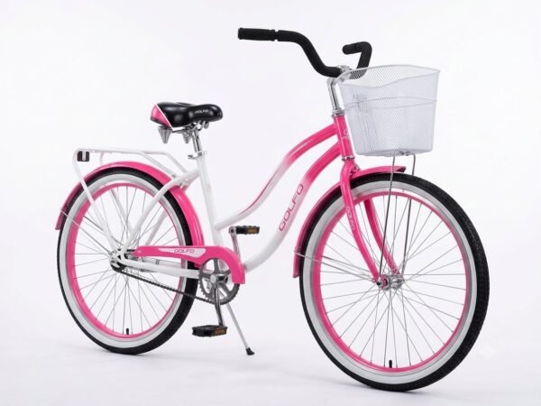 Bicicleta 26 con cesta y parrilla