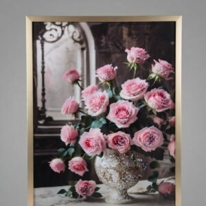 Cuadro de un búcaro con flores