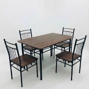 Juego de Comedor con Mesa y 4 Sillas