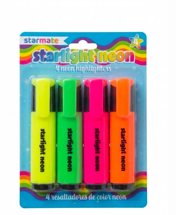 Marcadores Fluorescentes Starlight Neon