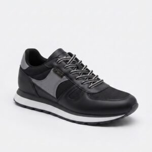 Zapatilla Deportiva Negra y Gris