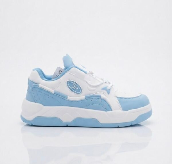 Zapatilla deportiva para niños azul y blanca
