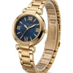 Reloj de pulsera dorado edición limitada