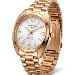 Reloj Limited Watch de acero dorado