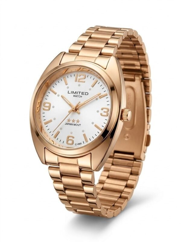 Reloj Limited Watch de acero dorado