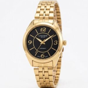 Reloj LIMITED WATCH de oro con esfera negra