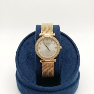 Reloj Limited Watch de oro con malla milanesa