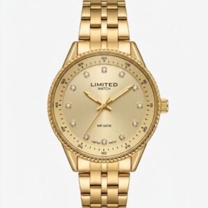 Reloj LIMITED Watch dorado con diamantes