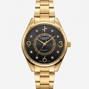 Reloj Limited Watch dorado con esfera negra