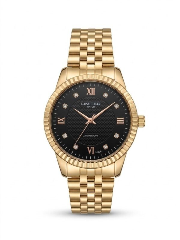 Reloj LIMITED Watch oro con esfera negra